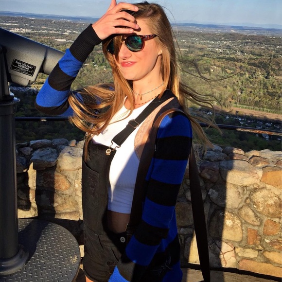 Abercrombie Kids Striped Button Up Cardigan - Picture 9 of 9